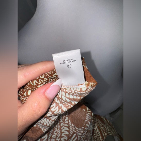 A.L.C Brooke Crop Top Paisley Patterned Spaghetti Strap Camisole Cami/Size 4 - Picture 8 of 9